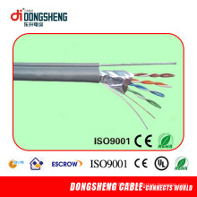 Linan Dongsheng Cable Factory fornecimento com 4 pares CCA / Cu Cat5e cabo FTP